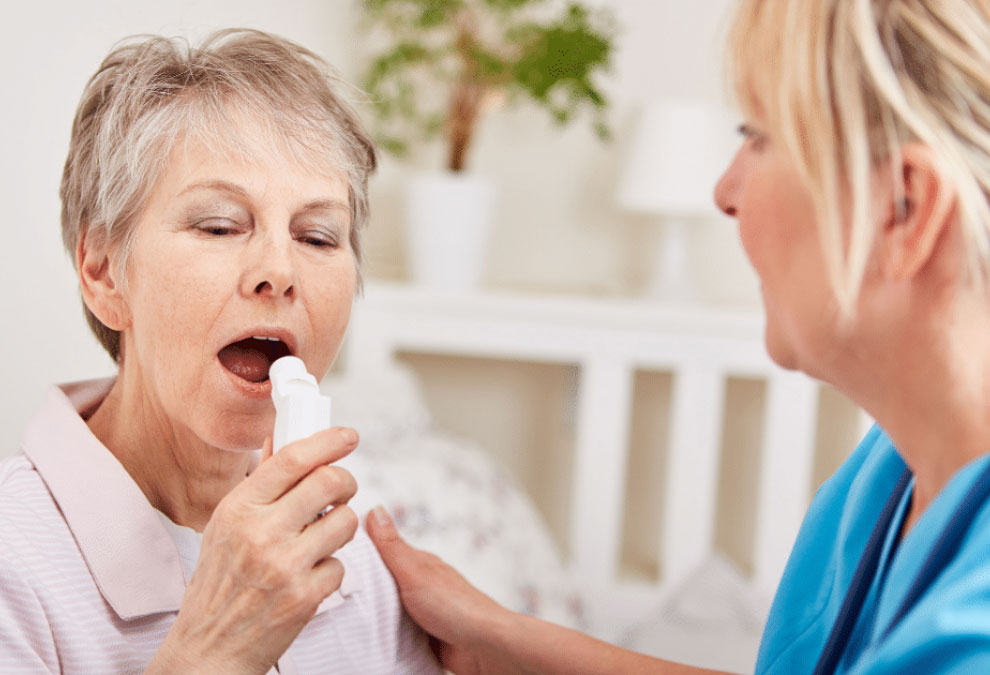 Home therapy for COPD patients